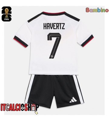 Germania Kai Havertz #7 Prima Maglia Bambino Mondiali 2026 Manica Corta (+ Pantaloni corti)